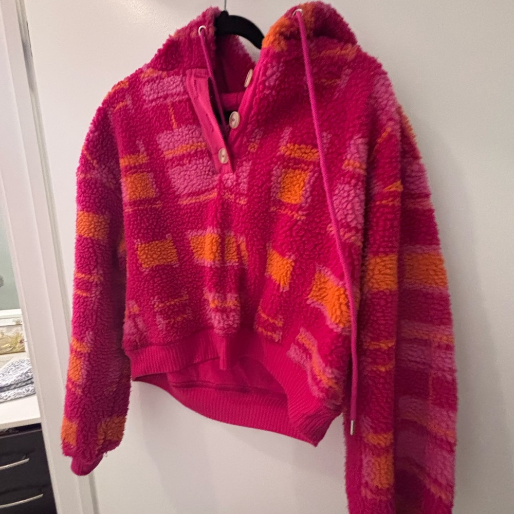 Anthropologie Pink and Orange Sweater